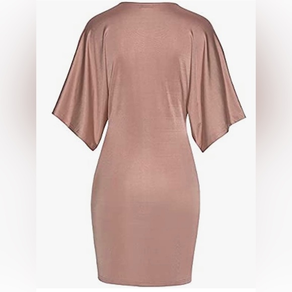 LASCANA Knot Front Kimono Summer Dress- Blush - Picture 6 of 8